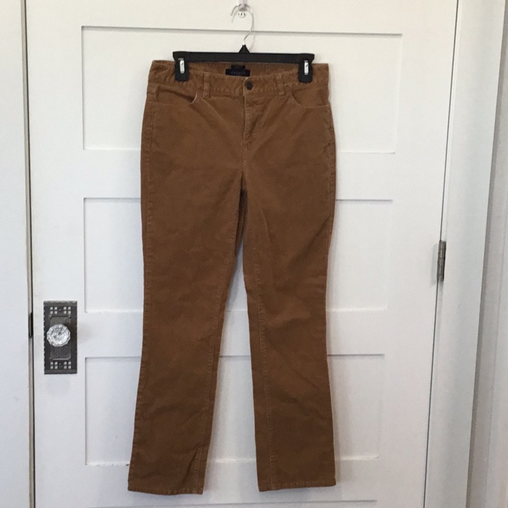 Talbots tan corduroy jeans.